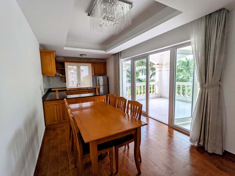 Three bedrooms service apartment for rent in Thao Dien Ward, Thu Duc City