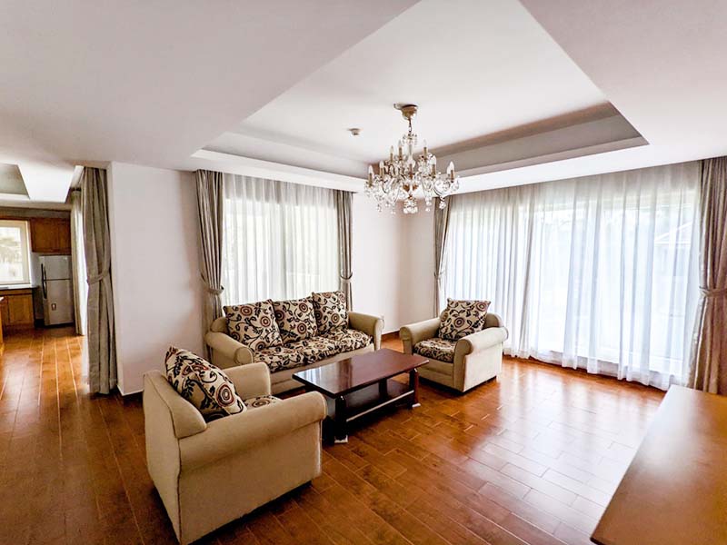 Three bedrooms service apartment for rent in Thao Dien Ward, Thu Duc City