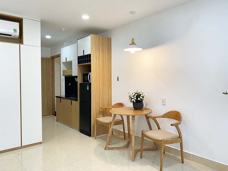 Studio flat for rent on Nguyen Ngoc Phuong St Binh Thanh District Ho Chi Minh City