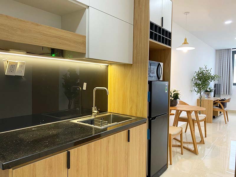 Studio flat for rent on Nguyen Ngoc Phuong St Binh Thanh District Ho Chi Minh City