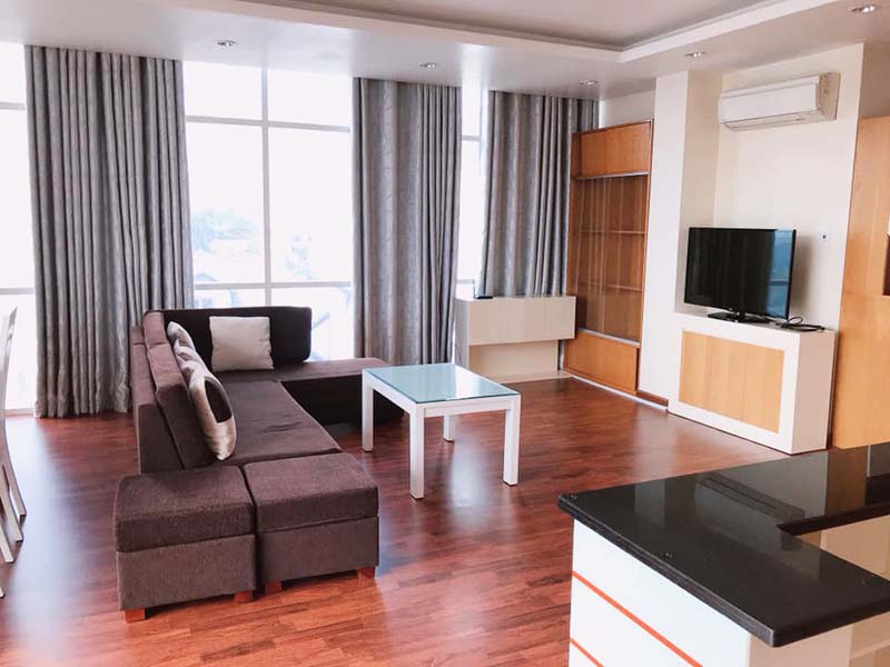 Spacious serviced apartment for lease in Thao Dien Ward, Tong Huu Dinh St, Thu Duc City