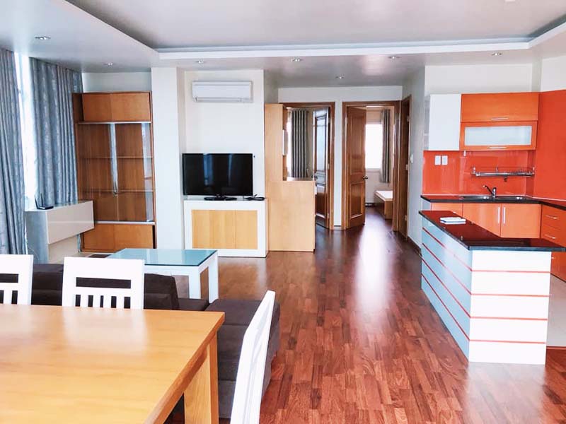 Spacious serviced apartment for lease in Thao Dien Ward, Tong Huu Dinh St, Thu Duc City