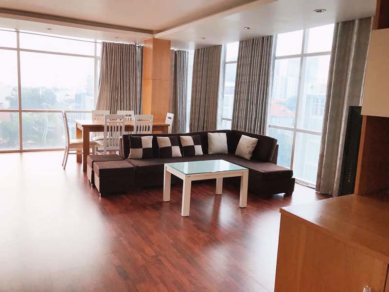 Spacious serviced apartment for lease in Thao Dien Ward, Tong Huu Dinh St, Thu Duc City