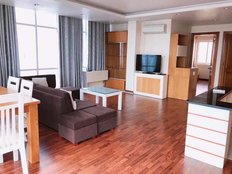 Spacious serviced apartment for lease in Thao Dien Ward, Tong Huu Dinh St, Thu Duc City