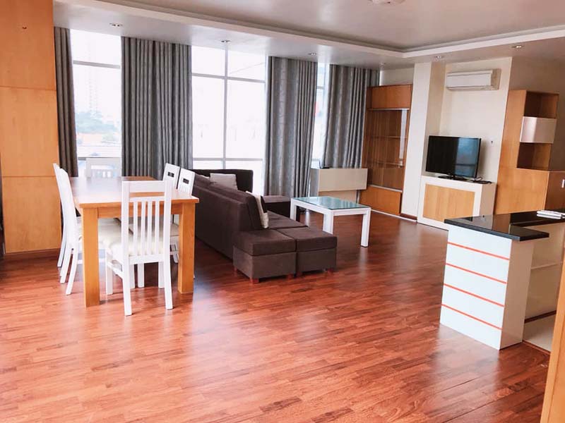Spacious serviced apartment for lease in Thao Dien Ward, Tong Huu Dinh St, Thu Duc City