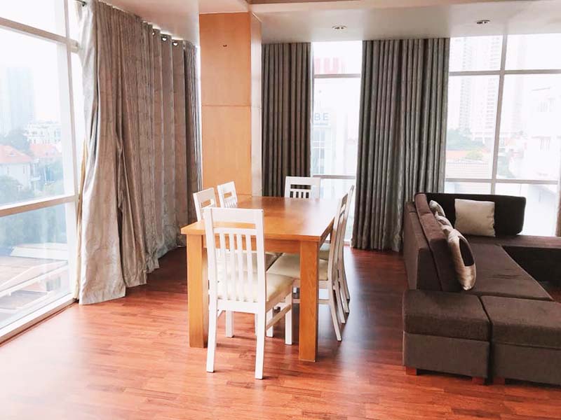 Spacious serviced apartment for lease in Thao Dien Ward, Tong Huu Dinh St, Thu Duc City