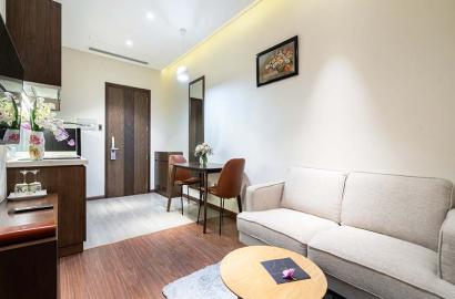 One bedroom serviced apartment condo for lease in Phu Nhuan District Nguyen Van Troi Street