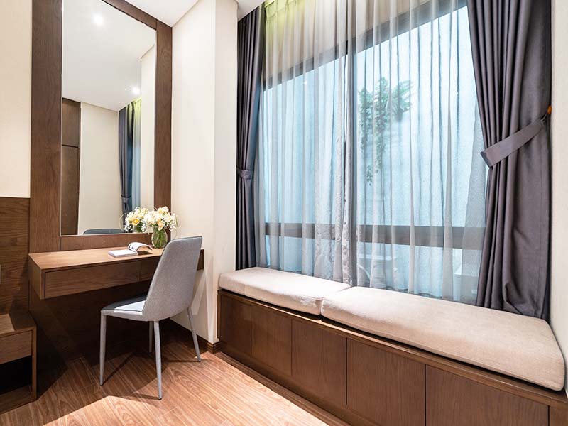 One bedroom serviced apartment condo for lease in Phu Nhuan District Nguyen Van Troi Street