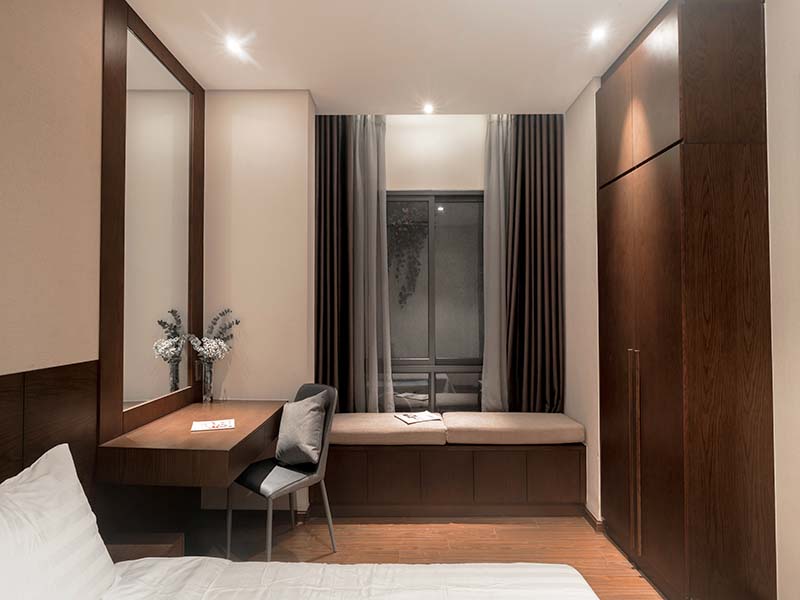 One bedroom serviced apartment condo for lease in Phu Nhuan District Nguyen Van Troi Street