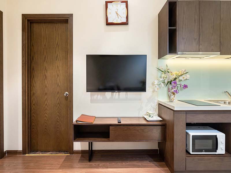 One bedroom serviced apartment condo for lease in Phu Nhuan District Nguyen Van Troi Street