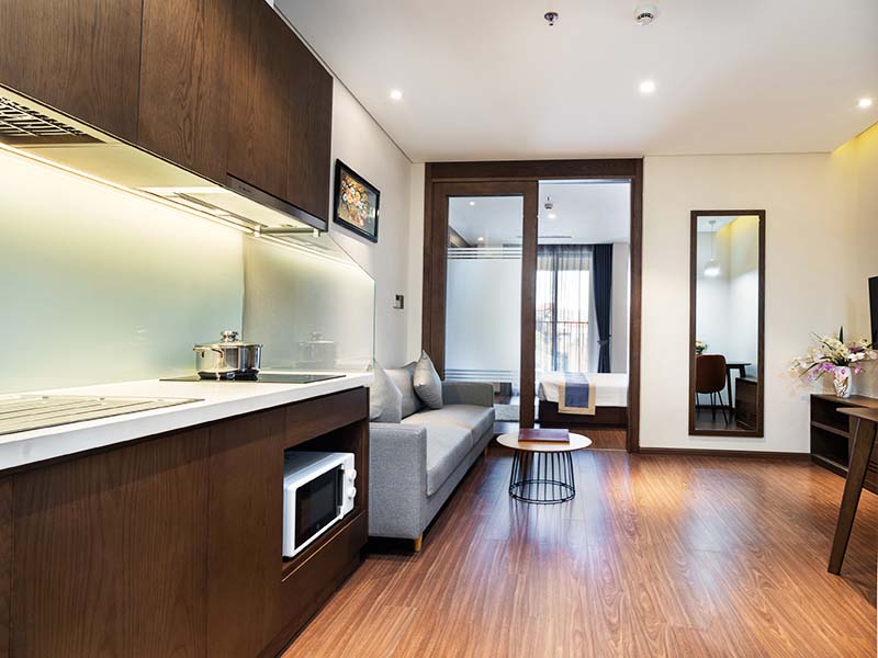 Luxury Japanese style serviced apartment for rent in Phu Nhuan District Ho Chi Minh City