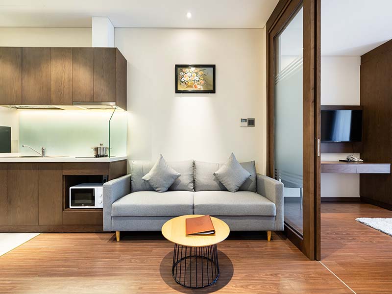 Luxury Japanese style serviced apartment for rent in Phu Nhuan District Ho Chi Minh City