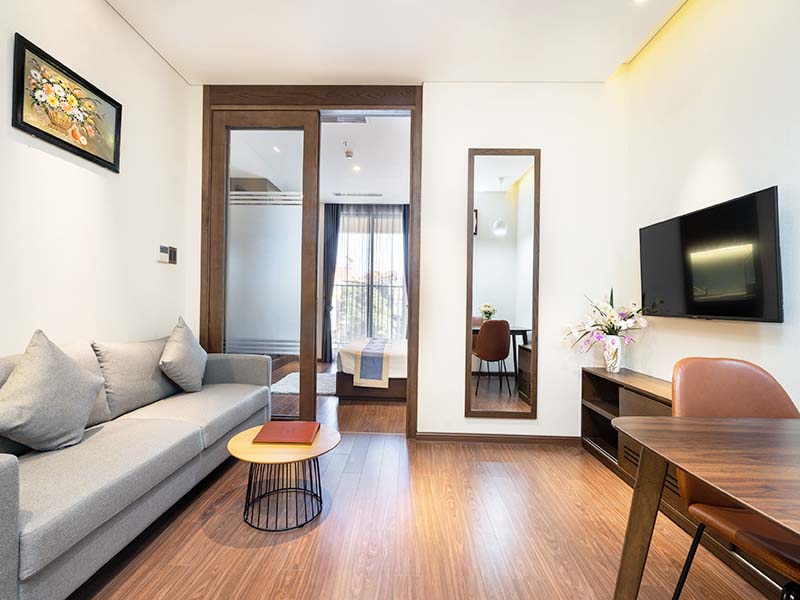 Luxury Japanese style serviced apartment for rent in Phu Nhuan District Ho Chi Minh City
