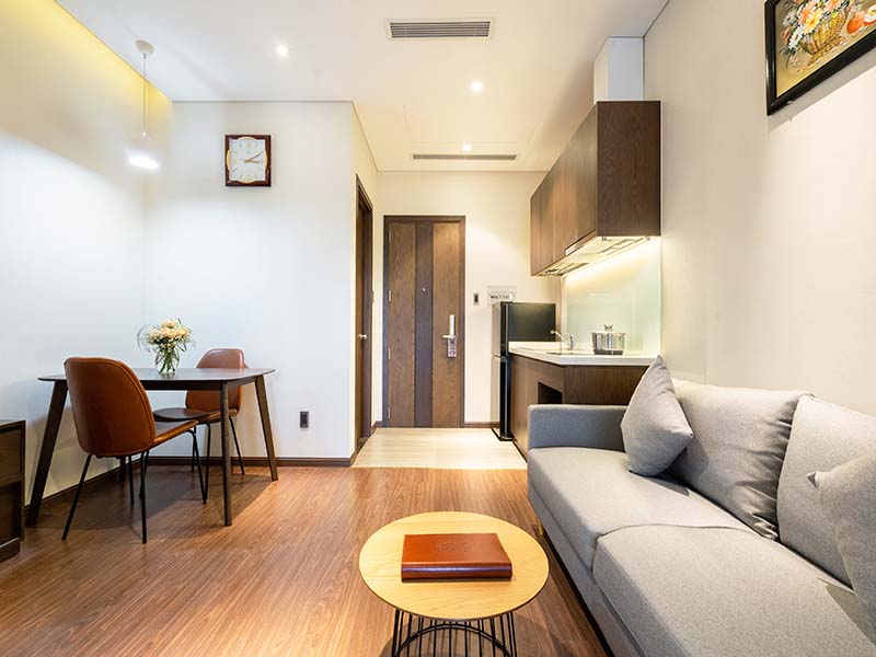 Luxury Japanese style serviced apartment for rent in Phu Nhuan District Ho Chi Minh City