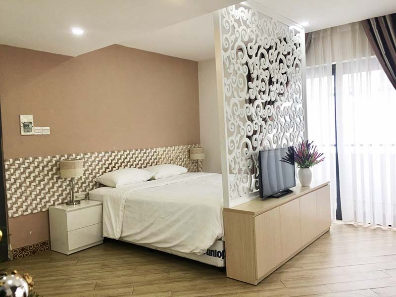 Mini penthouse apartment for rent in District 1 Nguyen Cu Trinh Street