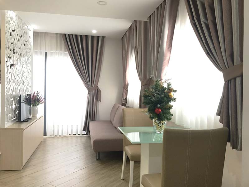 Mini penthouse apartment for rent in District 1 Nguyen Cu Trinh Street