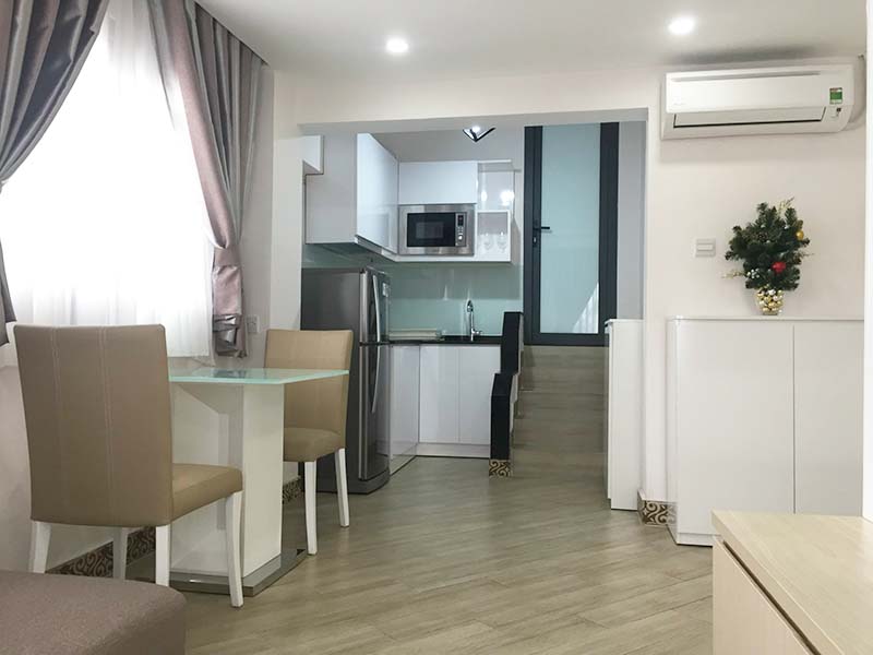 Mini penthouse apartment for rent in District 1 Nguyen Cu Trinh Street