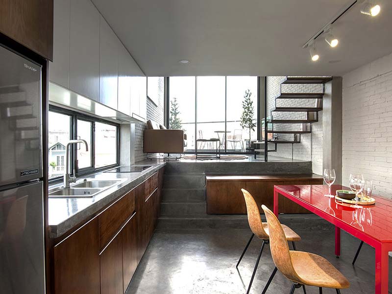 Newyork Loft style serviced apartment for lease on Nam Ki Khoi Nghia Street District 3