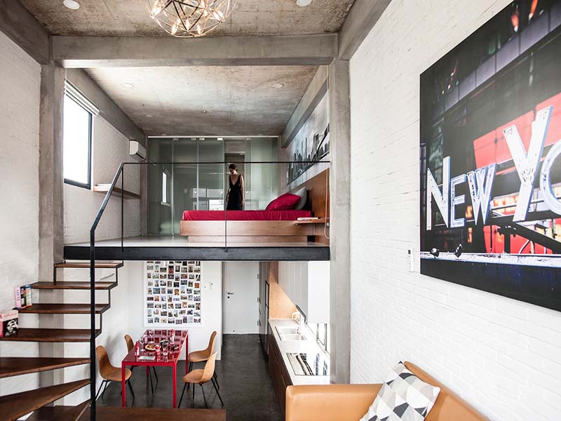 Newyork Loft style serviced apartment for lease on Nam Ki Khoi Nghia Street District 3