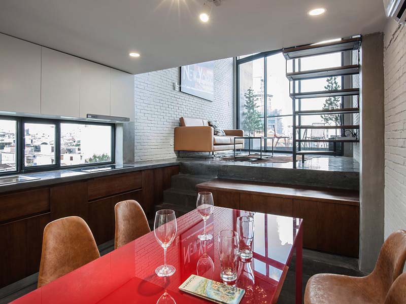 Newyork Loft style serviced apartment for lease on Nam Ki Khoi Nghia Street District 3