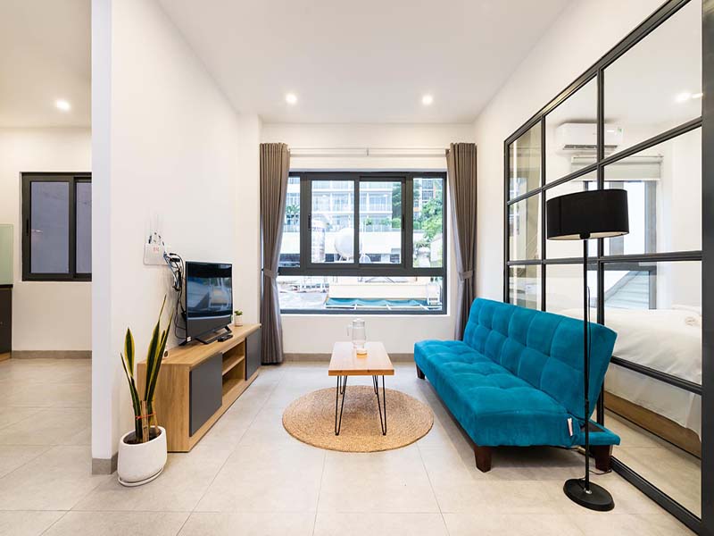 Cozy serviced apartment for rent in An Phu Ward District 2 Thu Duc City