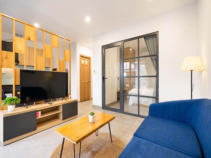 Cozy serviced apartment for rent in An Phu Ward District 2 Thu Duc City