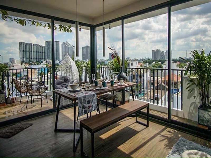 Luxury Penthouse serviced apartment for rent in District 10, To Hien Thanh Street