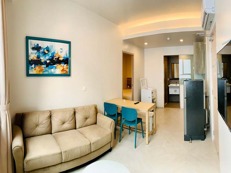 Modern serviced apartment for lease in District 7 Nguyen Van Linh St, HCMC