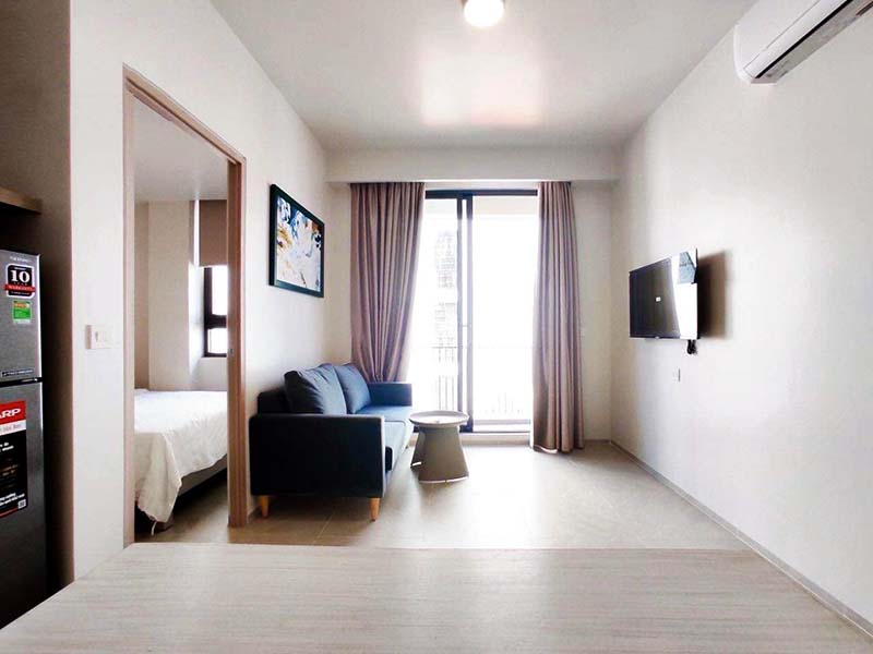 Modern serviced apartment for lease in District 7 Nguyen Van Linh St, HCMC