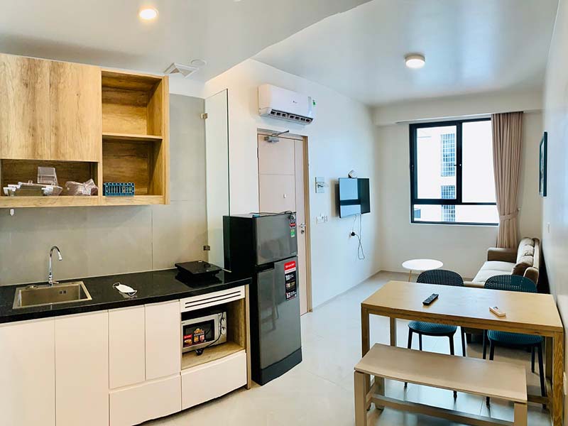 Modern serviced apartment for lease in District 7 Nguyen Van Linh St, HCMC