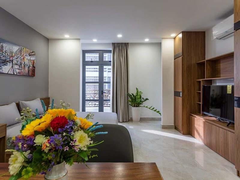Studio service apartment for lease on Thao Dien area Thu Duc City Saigon