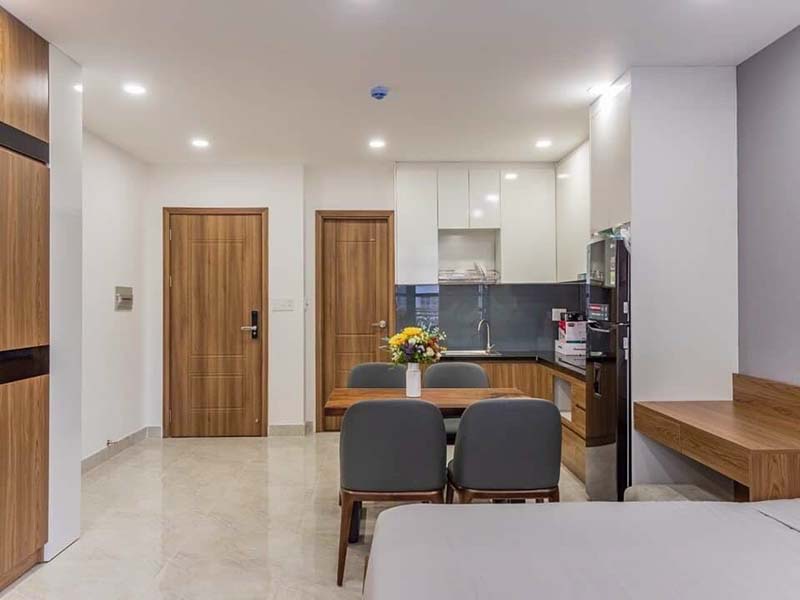 Studio service apartment for lease on Thao Dien area Thu Duc City Saigon