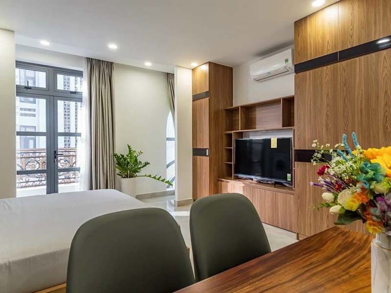 Studio service apartment for lease on Thao Dien area Thu Duc City Saigon