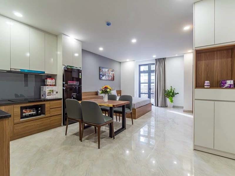 Studio service apartment for lease on Thao Dien area Thu Duc City Saigon