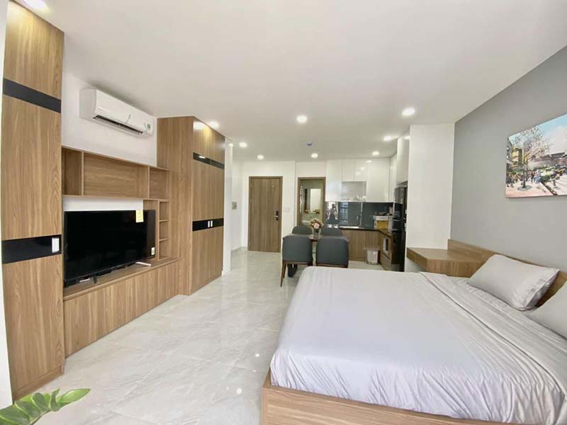 Studio service apartment for lease on Thao Dien area Thu Duc City Saigon