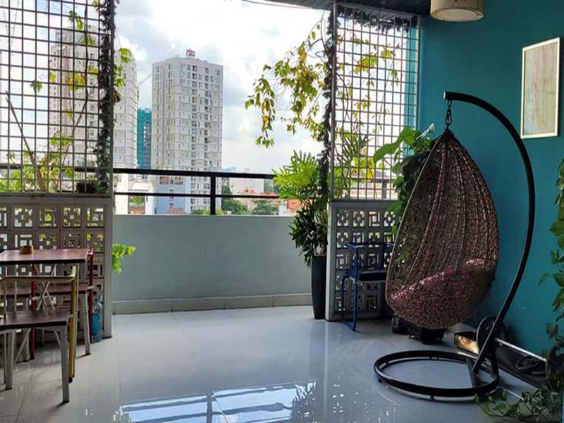 Simple style serviced apartment for rent on Thao Dien Area St.61 Thu Duc City