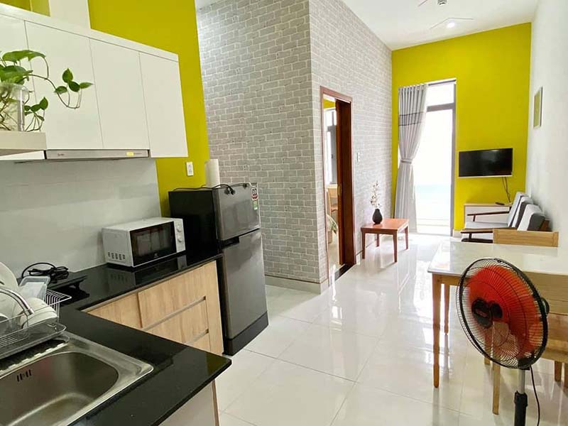 Simple style serviced apartment for rent on Thao Dien Area St.61 Thu Duc City
