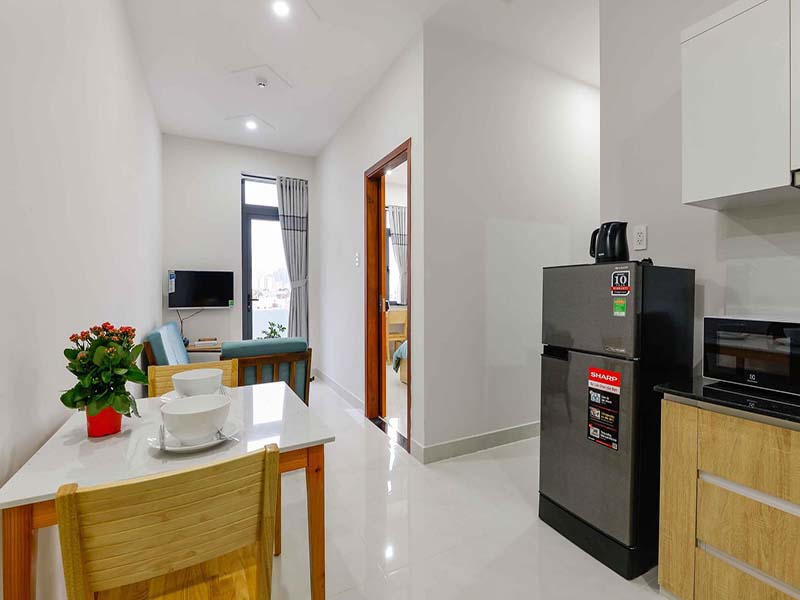 Simple style serviced apartment for rent on Thao Dien Area St.61 Thu Duc City