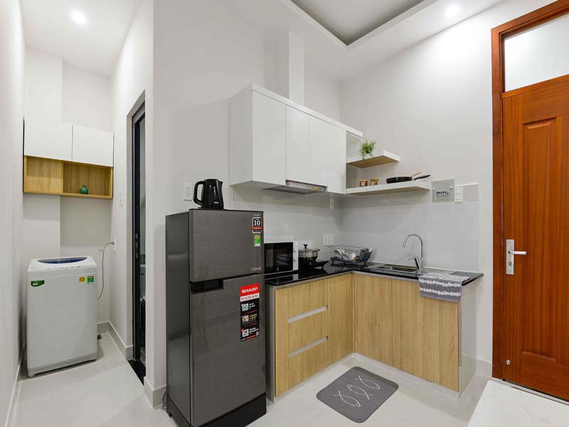 Simple style serviced apartment for rent on Thao Dien Area St.61 Thu Duc City