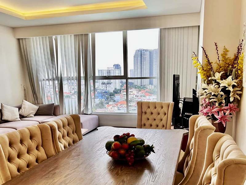 Three bedrooms apartment for rent on Thao Dien Pearl District 2 Thu Duc City.