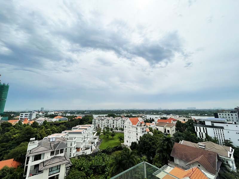 Luxury penthouse serviced apartment for rent on District 2 Thao Dien area Thu Duc City.