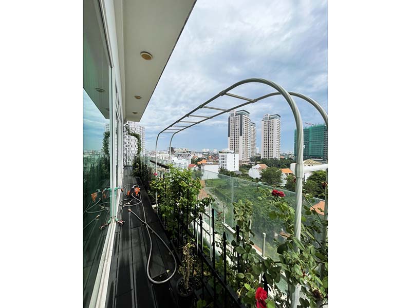 Luxury penthouse serviced apartment for rent on District 2 Thao Dien area Thu Duc City.