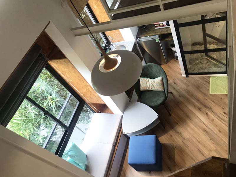 Bright loft concept serviced apartment for rent on Tan Phong Ward, Phu My Hung Area