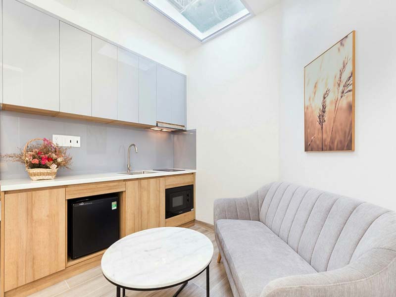 Studio serviced flat for rent on Phu My Hung Area, Ha Huy Tap Street