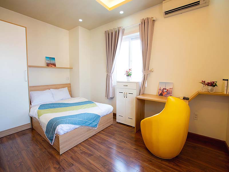 Studio serviced flat rental on Tan Dinh Ward District 1 Saigon City Center