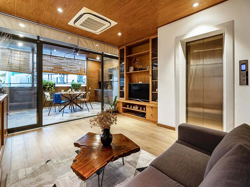 Cozy penthouse seviced apartment for rent on Vo Duy Ninh Street Binh Thanh District