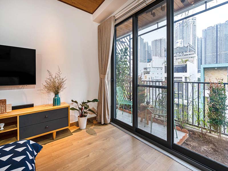 Cozy penthouse seviced apartment for rent on Vo Duy Ninh Street Binh Thanh District