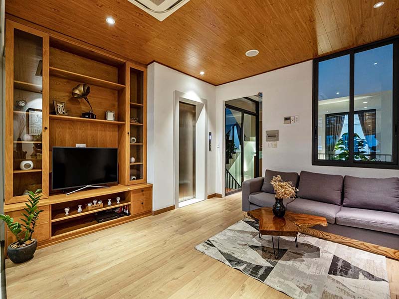 Cozy penthouse seviced apartment for rent on Vo Duy Ninh Street Binh Thanh District