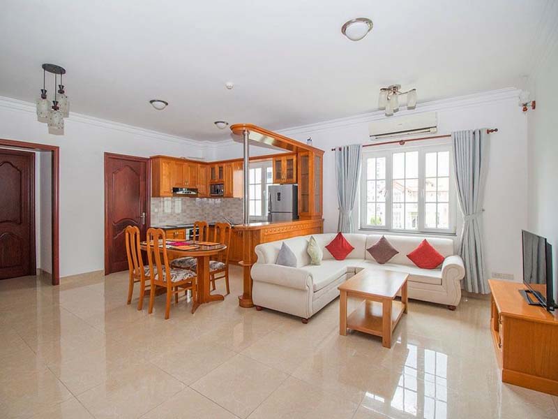 Three bedrooms Serviced flat Condo for rent on Thao Dien Area Thu Duc City