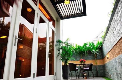 Modern villa for lease on a compound of Nguyen Van Huong St, Thao Dien, District 2